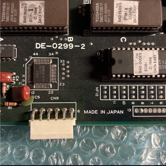 Bad Dudes ROM PCB Arcade Video Game Board Data East B9 - Picture 3 of 5